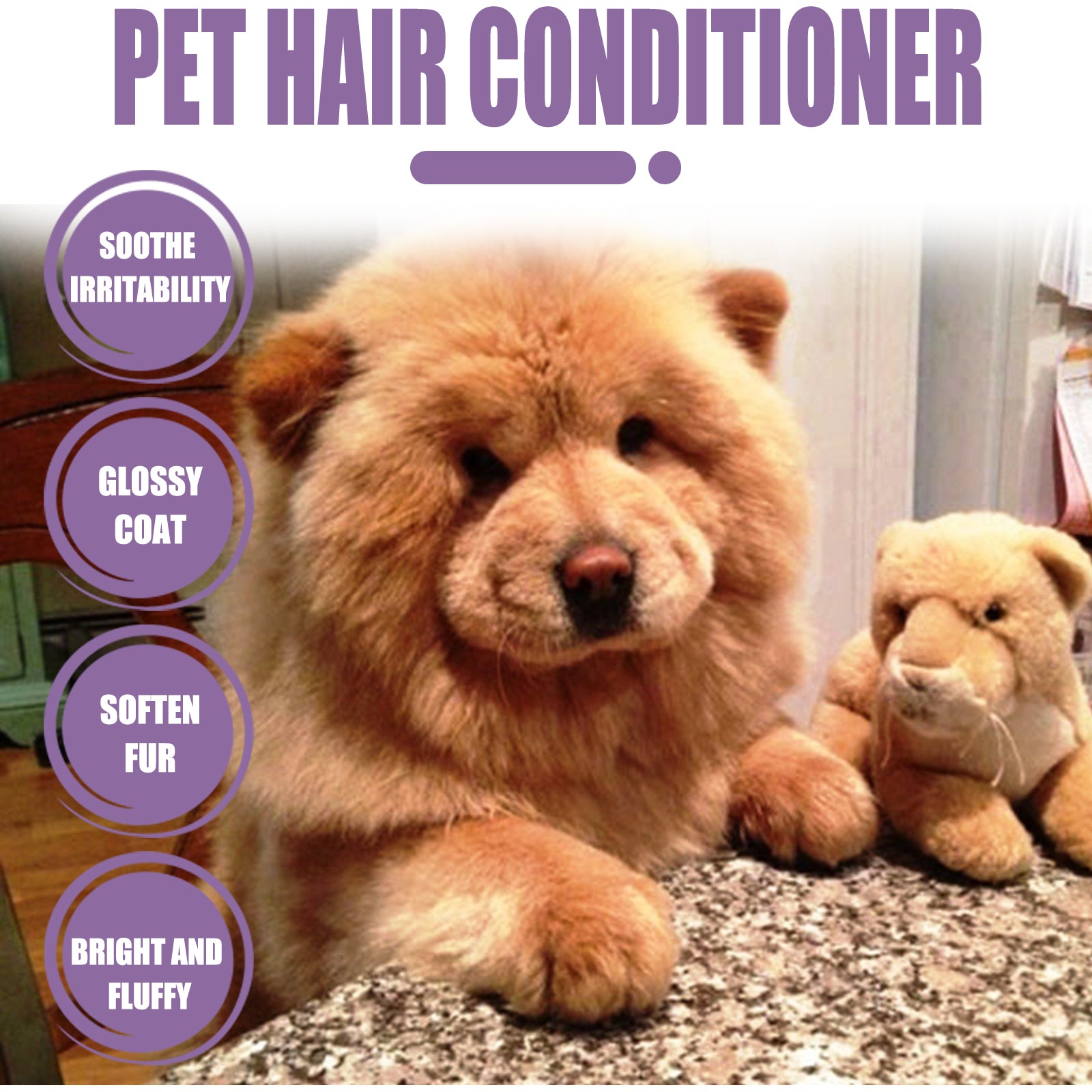 Pet Hair Care Cream Moisturizes Care Pet Hair Conditioner Dry Skin Pet Hair Conditioner for Pet Fur Hair Dogs