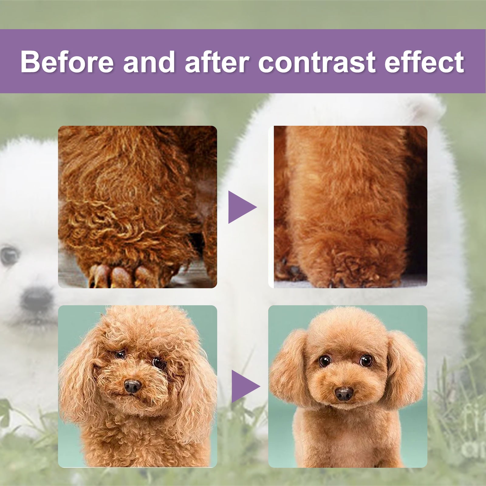 Pet Hair Care Cream Moisturizes Care Pet Hair Conditioner Dry Skin Pet Hair Conditioner for Pet Fur Hair Dogs