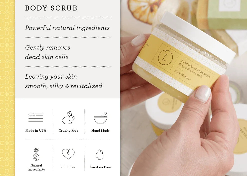 Moisturizing set with Grapefruit body oil and Body scrub Default Title