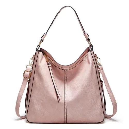 Hobos Zipper Bucket Bags With Adjustable Shoulder-strap Handbags Pink