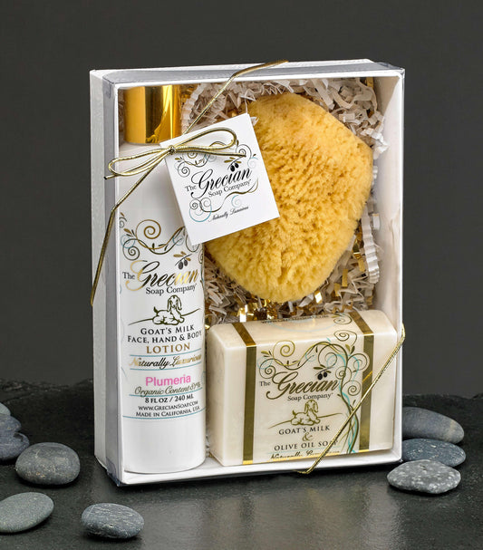 Lotion, Soap and Sponge Gift Box-Musk Default Title