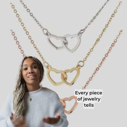 Full Silver 2-Name Ring - sterling silver ring Rose Gold