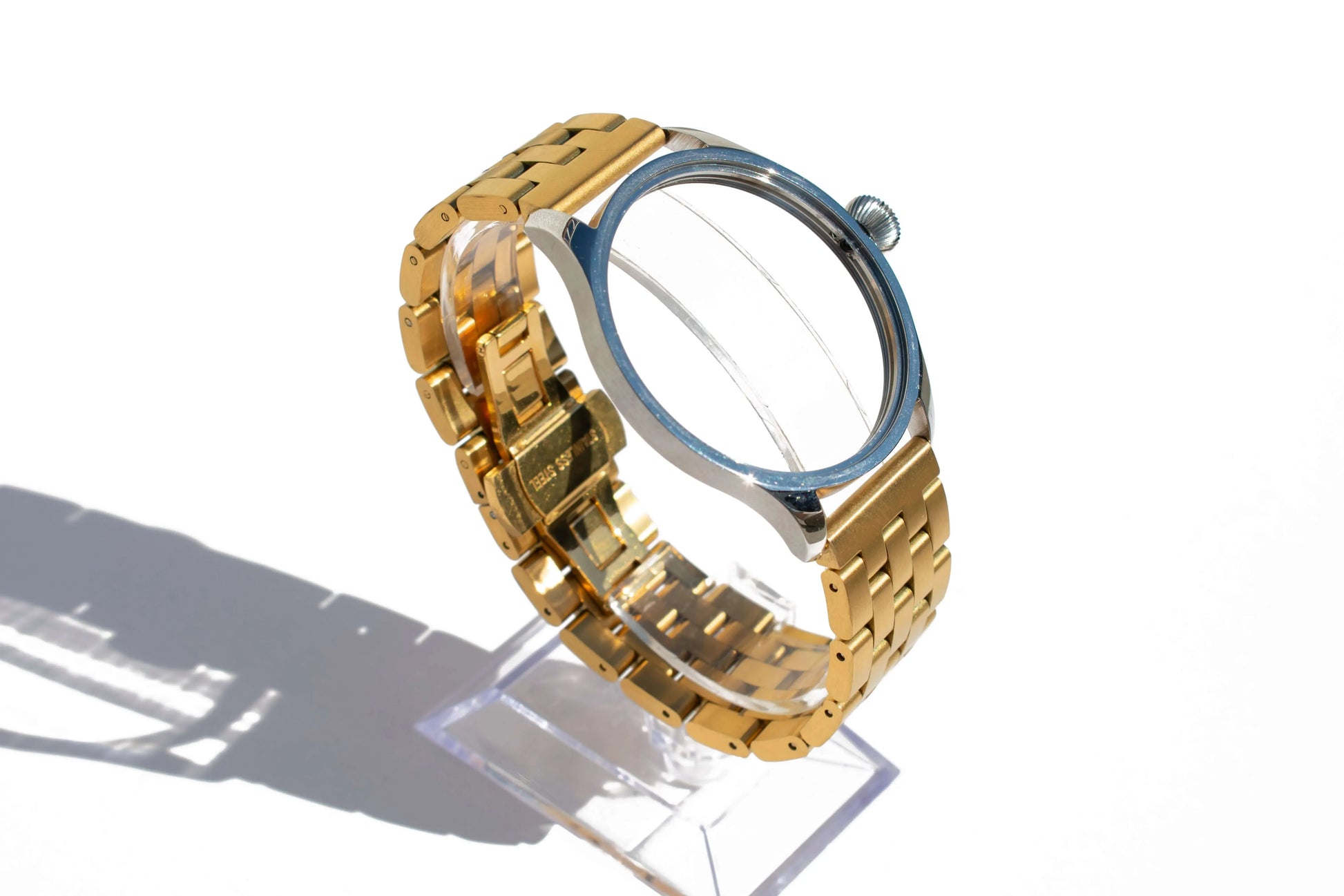 Chain Link Stainless Steel Watch Straps Silver