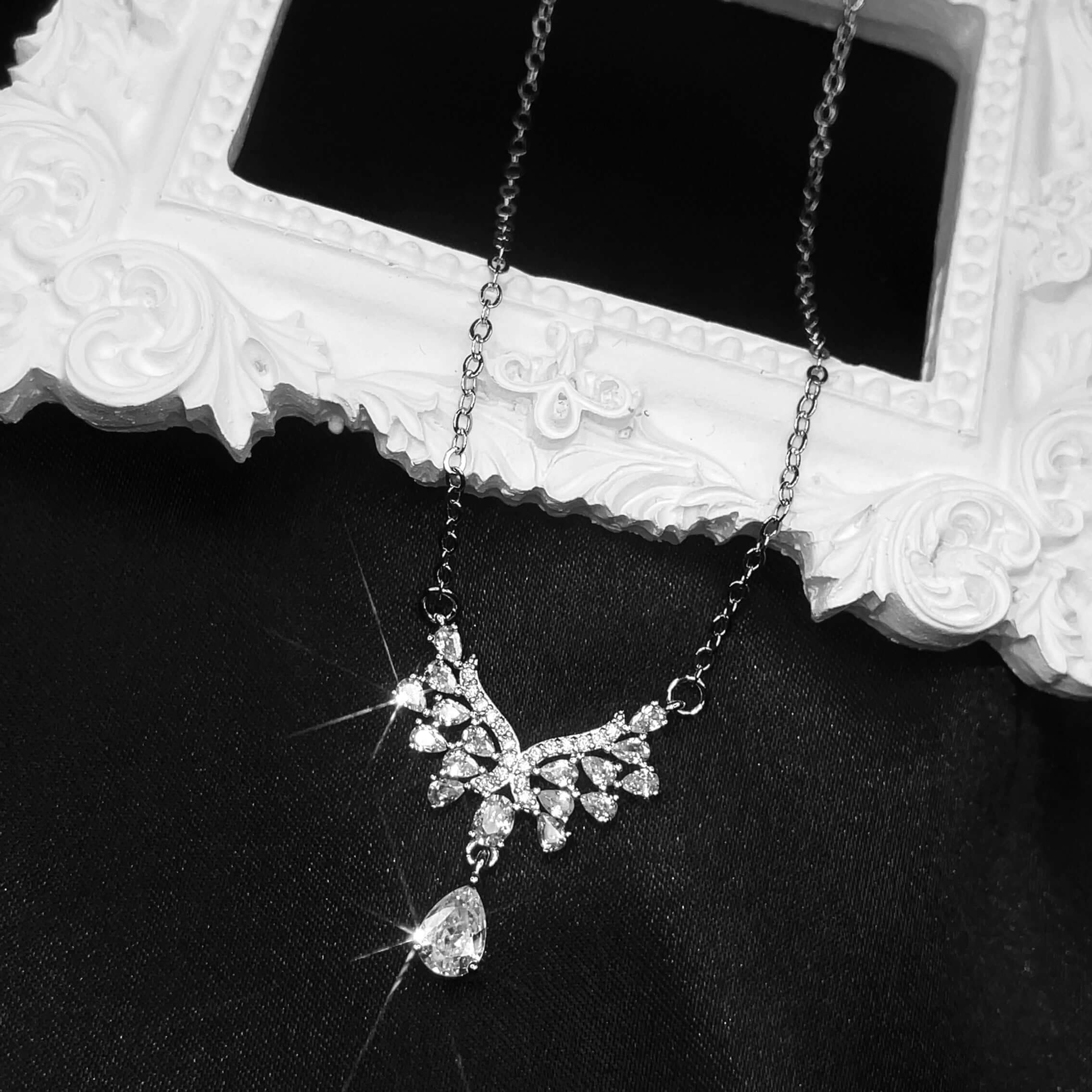 Shopminx Grand Angel Wings Necklace Default Title