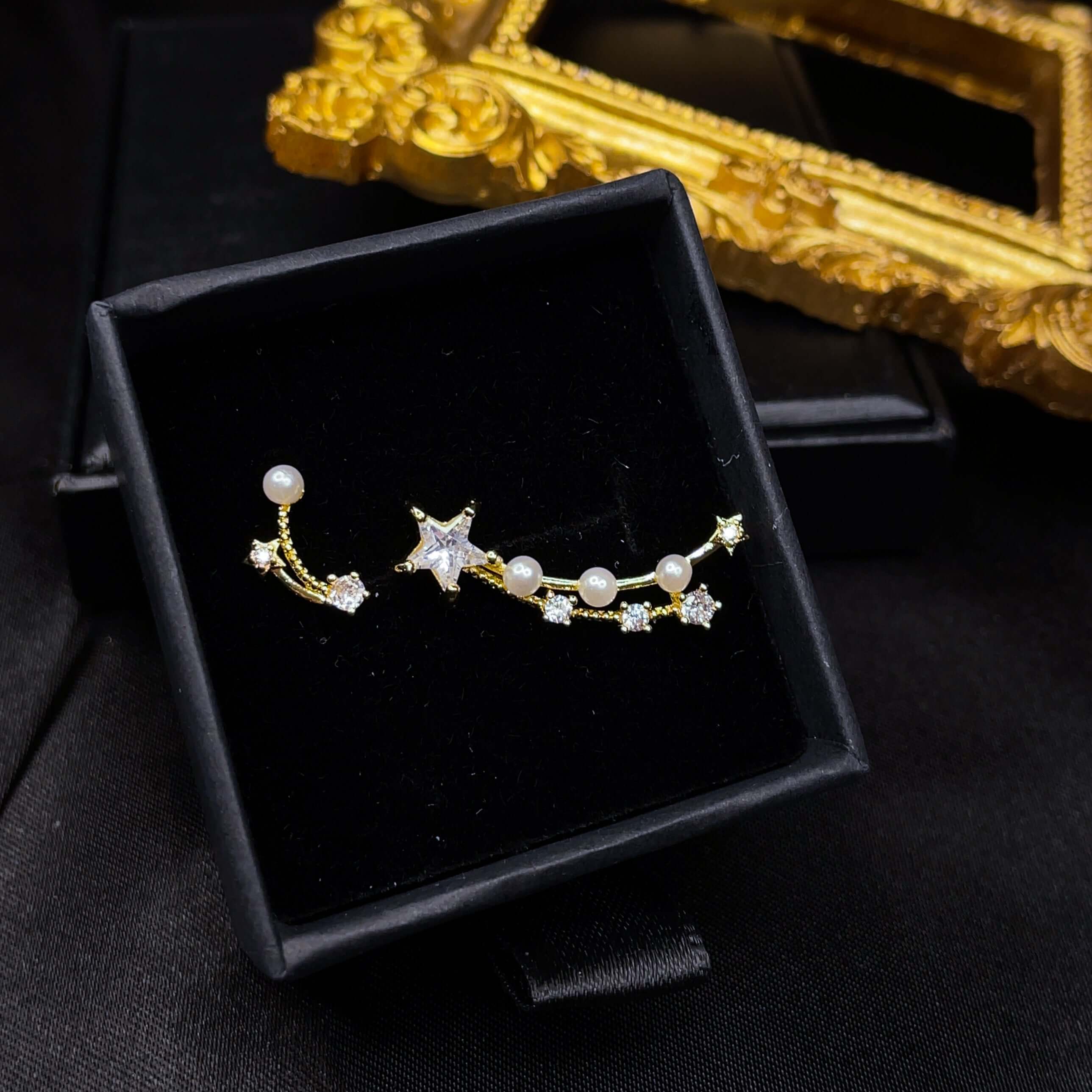 Shopminx Mismatched Shooting Star Studs Default Title