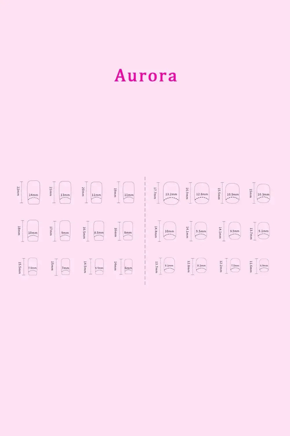 SO PINK BEAUTY Press On Nails 2 Packs Polished Petals / One Size