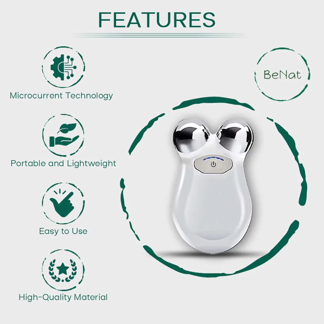 Microcurrent Facial Toning Massager Default Title