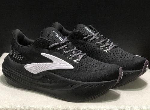 Casual Shock-absorbing Women Sneakers Anti-slip Running Shoes Black / 8.5