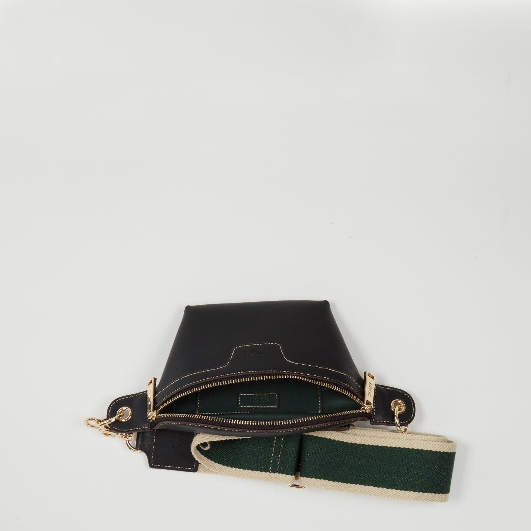 Chest Sling Bag Shoulder Sling Bag Small Black Handbag Leather Crossbody Sling Bag