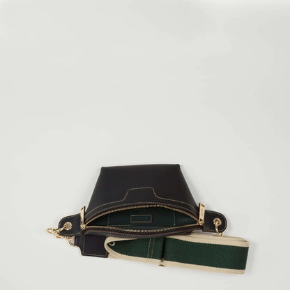 Chest Sling Bag Shoulder Sling Bag Small Black Handbag Leather Crossbody Sling Bag Default Title