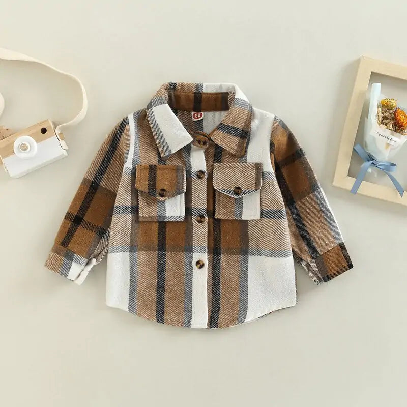 Toddler Plaid Long Sleeve