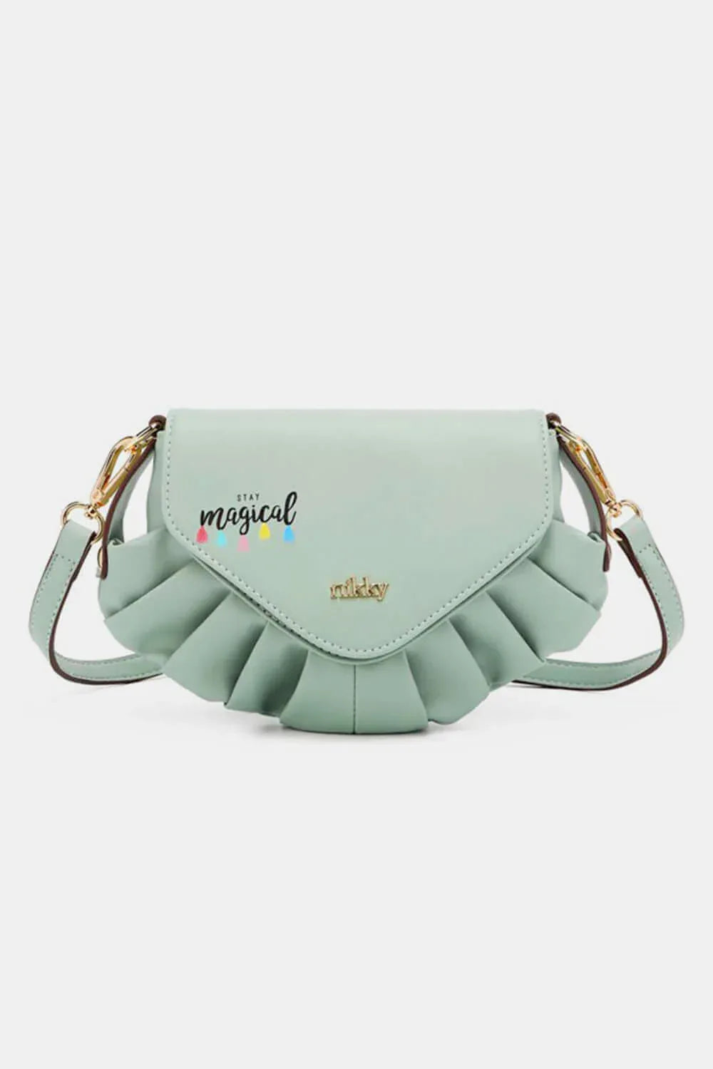 Nicole Lee USA Graphic Crossbody Bag Candy Mint / One Size