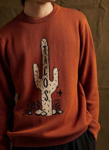 Cactus Tacos Sweater 3X