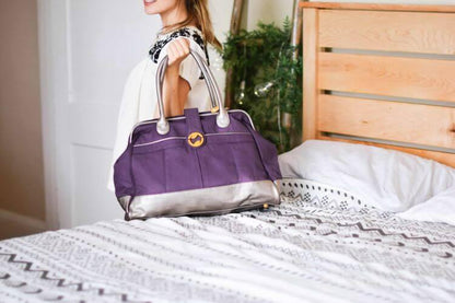 Cassia Weekender Bag Cassia Canvas Weekender Bag - Stone Gray