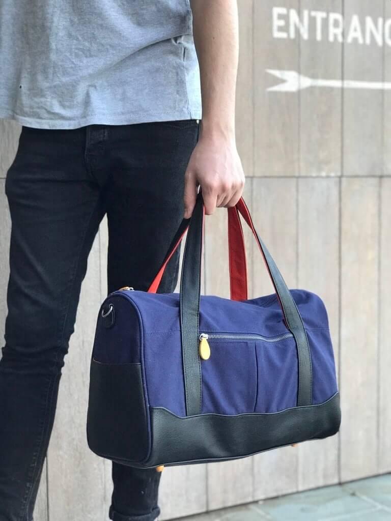 Dekalb Gym and Travel Duffle Bag Dekalb Travel Duffle Bag - Navy + Black
