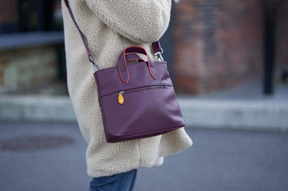 Atlantic Crossbody Satchel Gunmetal