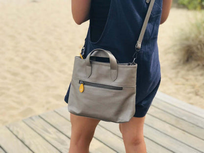 Atlantic Crossbody Satchel Gunmetal