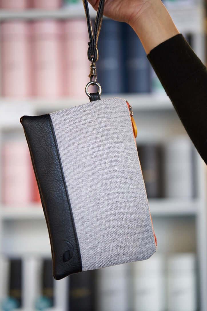 Gowanus Wristlet Clutch Tweed