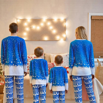 Matching Christmas family pajama set
