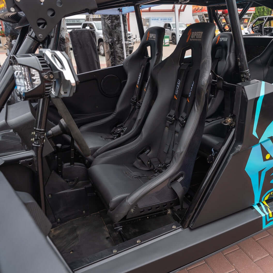 Shopminx SPEED UTV ADJUSTABLE SEAT BRACKET 2 Seat Kit