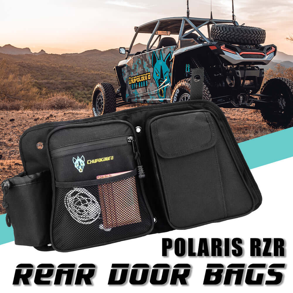 Shopminx RZR Rear Door Bags Set of Two Right & Left Default Title