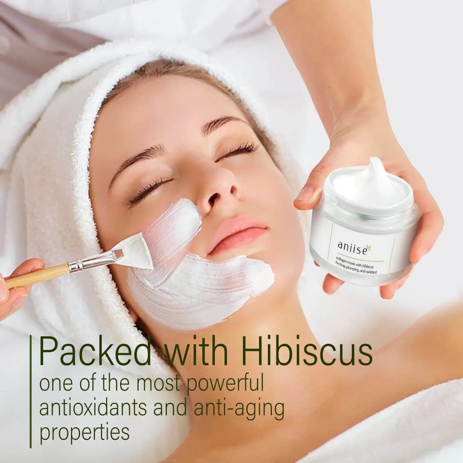 Collagen Facial Mask with Hibiscus Default Title