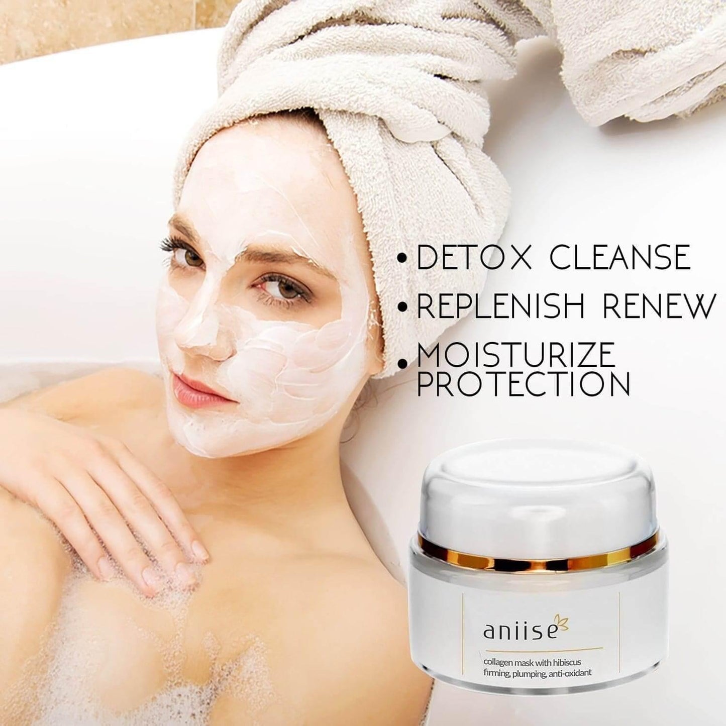 Collagen Facial Mask with Hibiscus Default Title