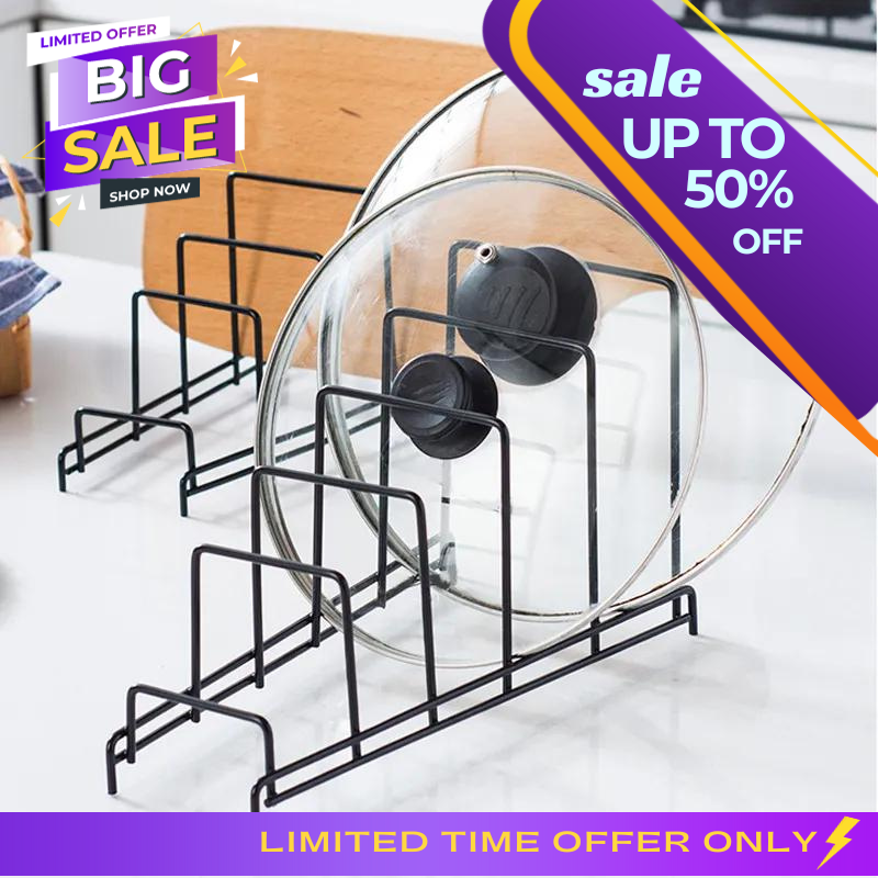 Kitchen Organizer Pot Lid Holder