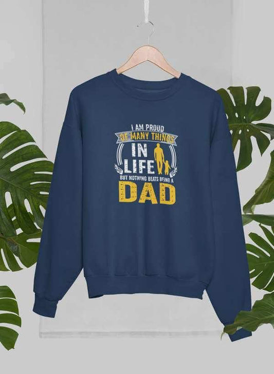I'm Proud Of Many Things In Life Sweat Shirt XXX-Large / Navy