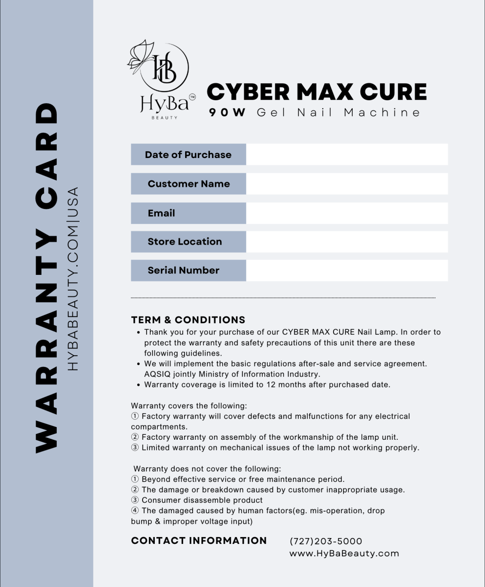 CYBER MAX Cure Nail Gel Machine 90watt / Pink Light
