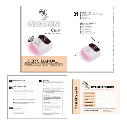 CYBER MINI Cure Nail Gel Machine / 76watts Default Title