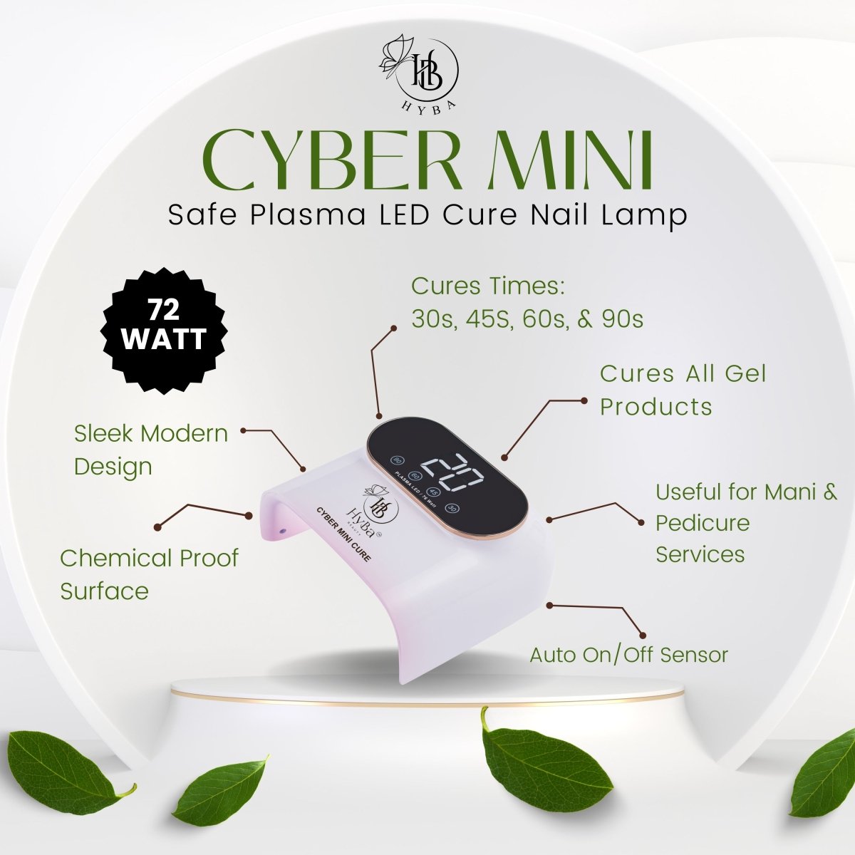 CYBER MINI Cure Nail Gel Machine / 76watts