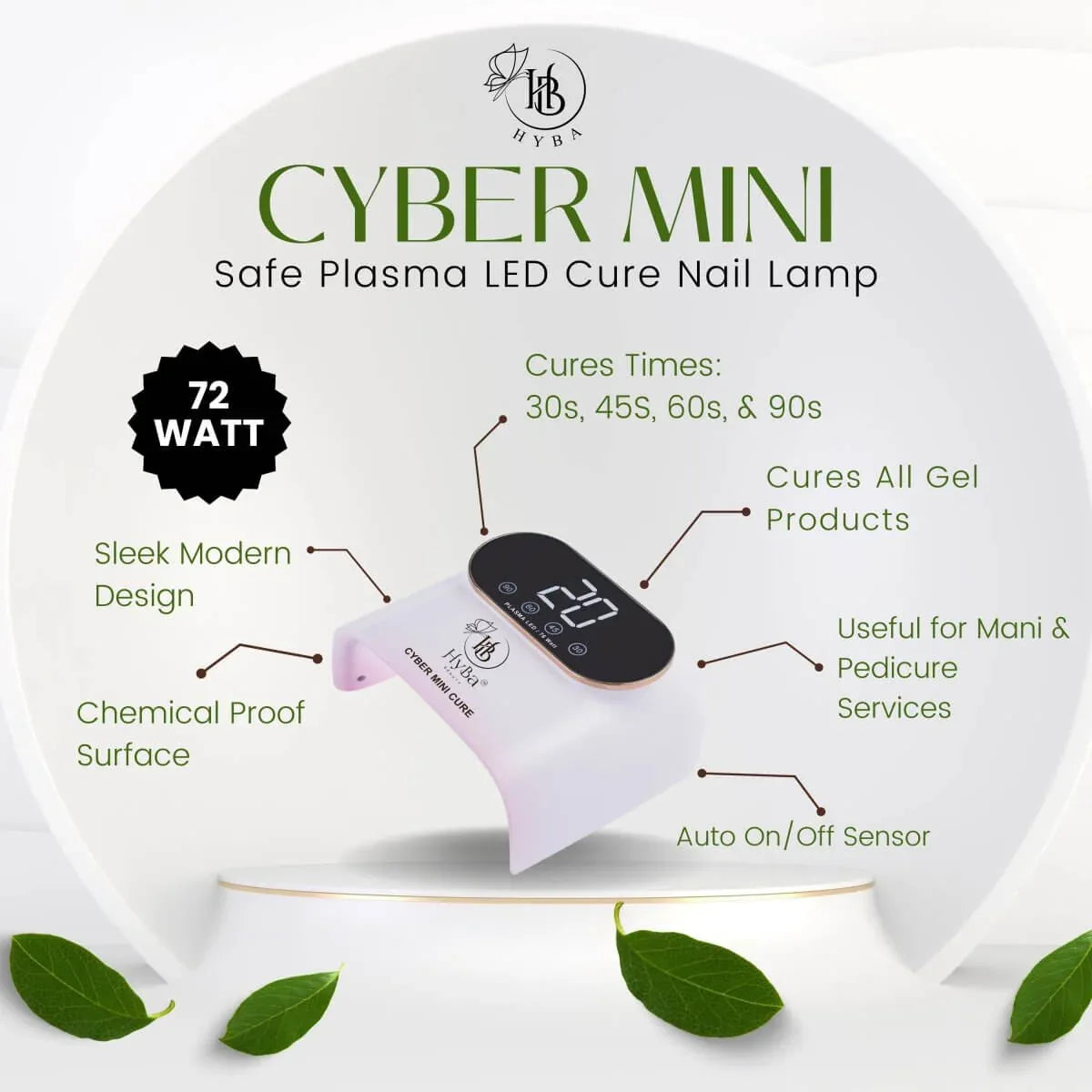 CYBER MINI Cure Nail Gel Machine / 76watts Default Title