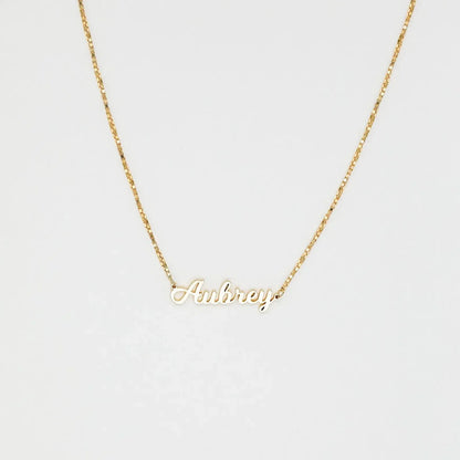 Name Necklace - personalized name necklace Gold
