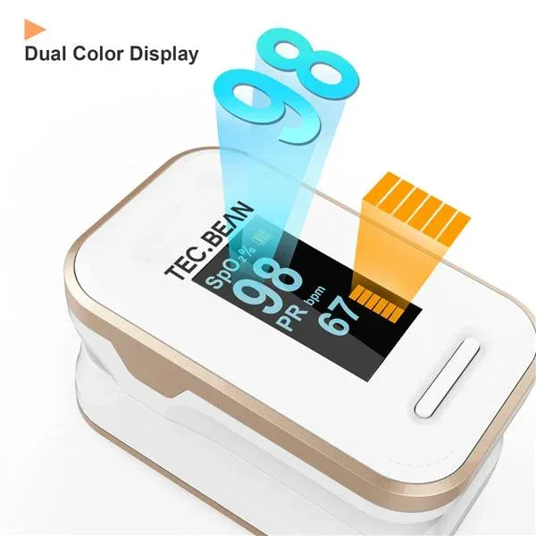 Tec.bean Fingertip Pulse Oximeter Blood Oxygen Saturation Monitor Default Title