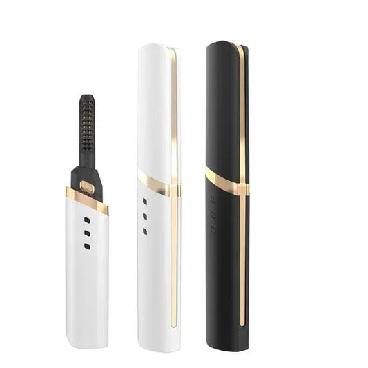 Electric Eyelash Curler Temperature Adjustable Quick Heating Eyelash Black