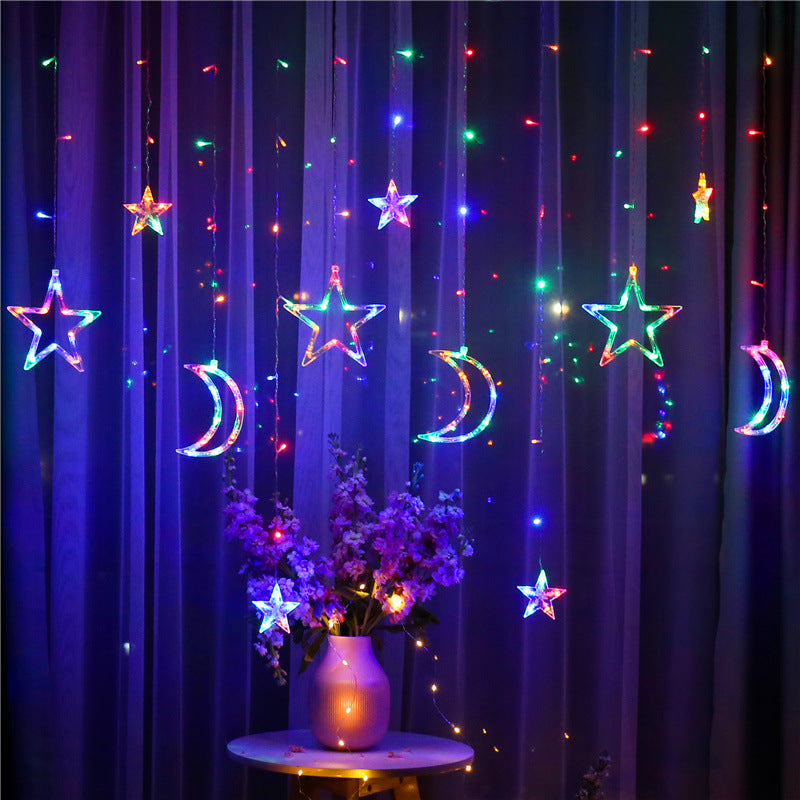 Moon Star Lamp String Xtmas Light Remote Control Default Title
