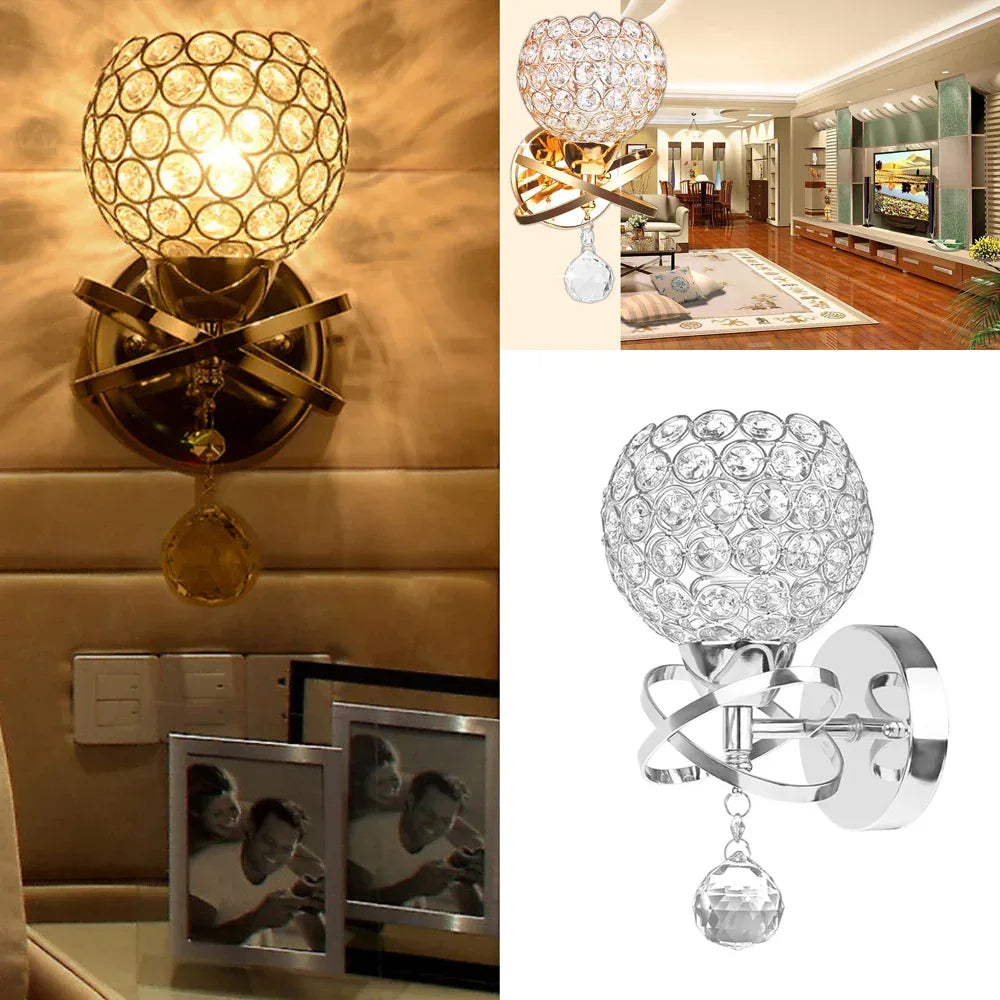 Modern Style Wall Lamp Crystal Pendant Light Stock Default Title