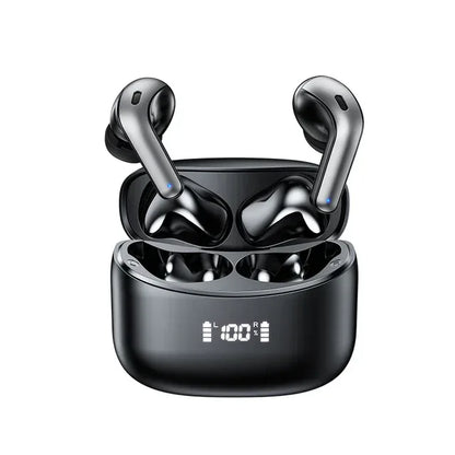 LED TWS Earbuds Bluetooth 5.0 Earphones for Huawei Iphone Black