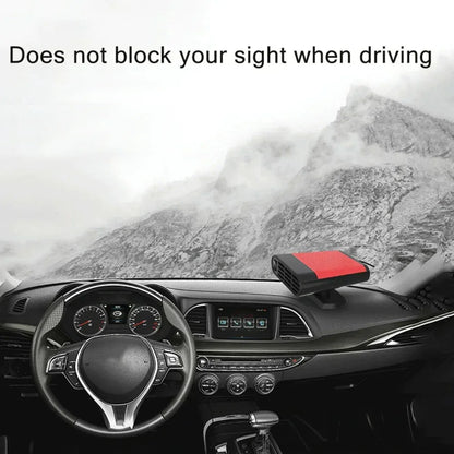 Powerful Car Heater and Fan Defroster 500W Gray