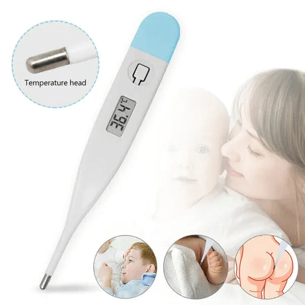 Digital LCD Thermometer Medical Baby Adult Body Mouth Temperaturer Default Title