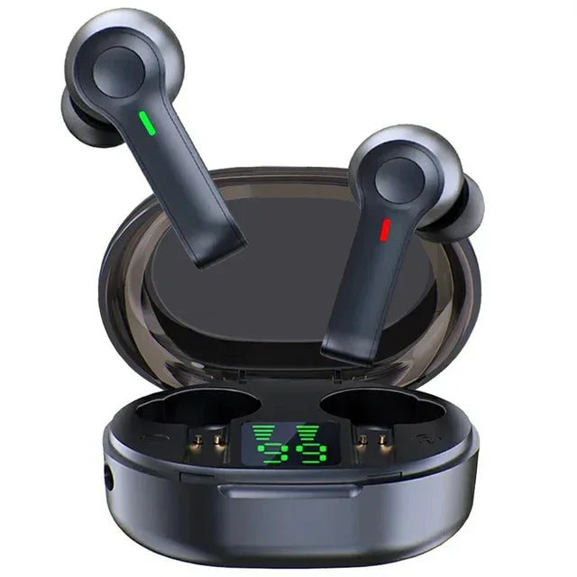 LED Display Wireless Earbuds TWS 5.0 Bluetooth Earphone Black