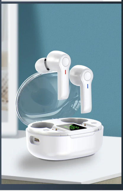 LED Display Wireless Earbuds TWS 5.0 Bluetooth Earphone Black