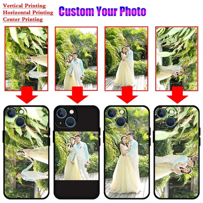 Custom Customized Phone Case For iPhone Transparent silicone Case