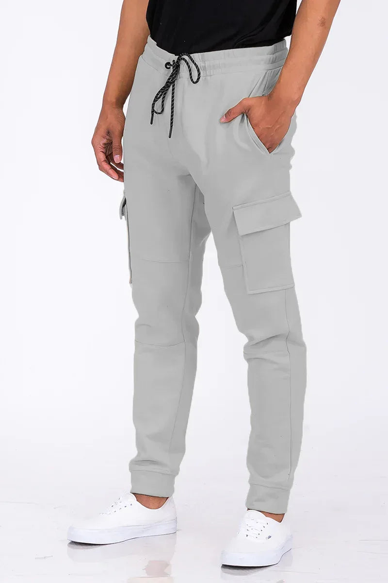Cotton Blend Cargo Joggers J114 XL