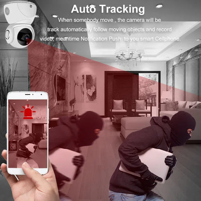 HD 1080P Camera 360° Panoramic PTZ Wireless Wifi Camera Camera