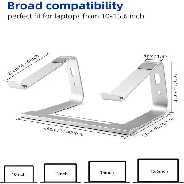Laptop Stand Computer Stand for Laptop Aluminium Laptop Riser Default Title