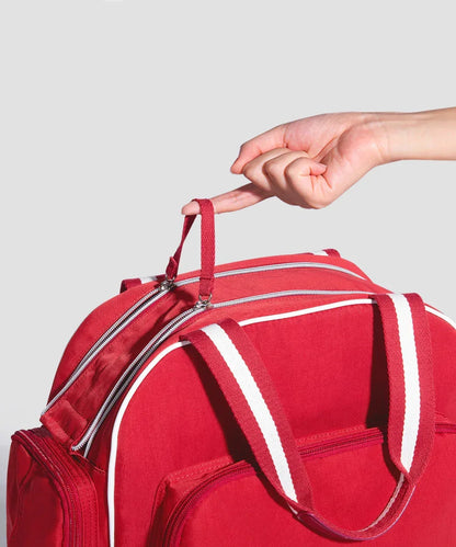 Large Capacity Fashion Diaper Backpack red