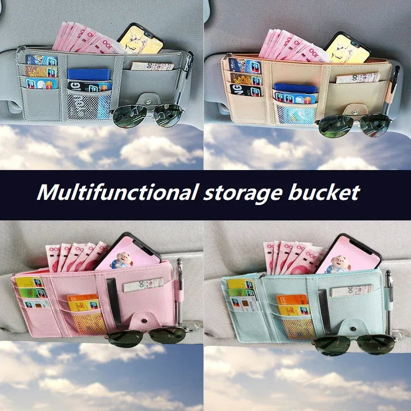 Car Sun Visor Organizer BEIGE