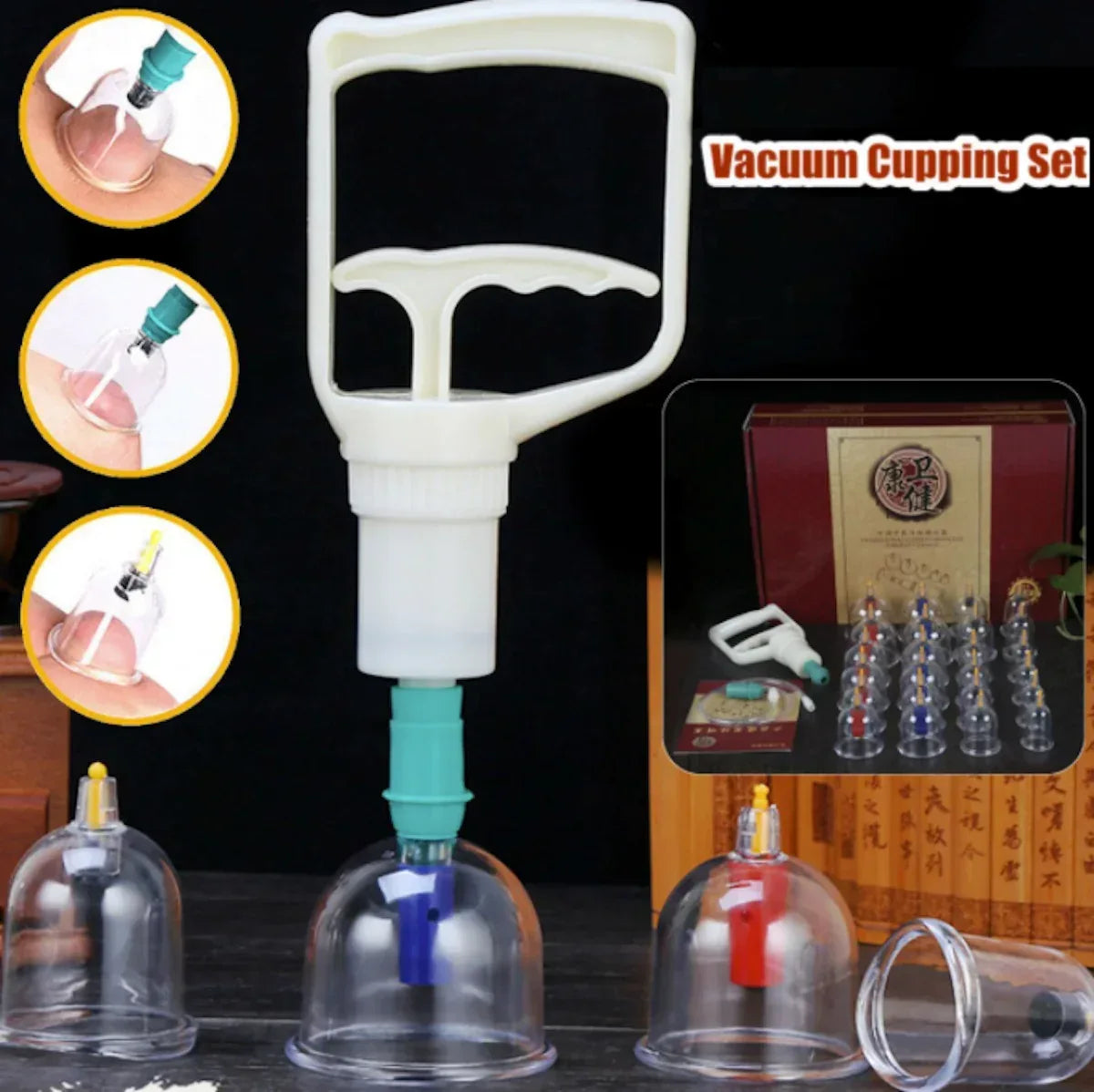 Premium 32 PCS Massage Cupping Therapy Set Default Title